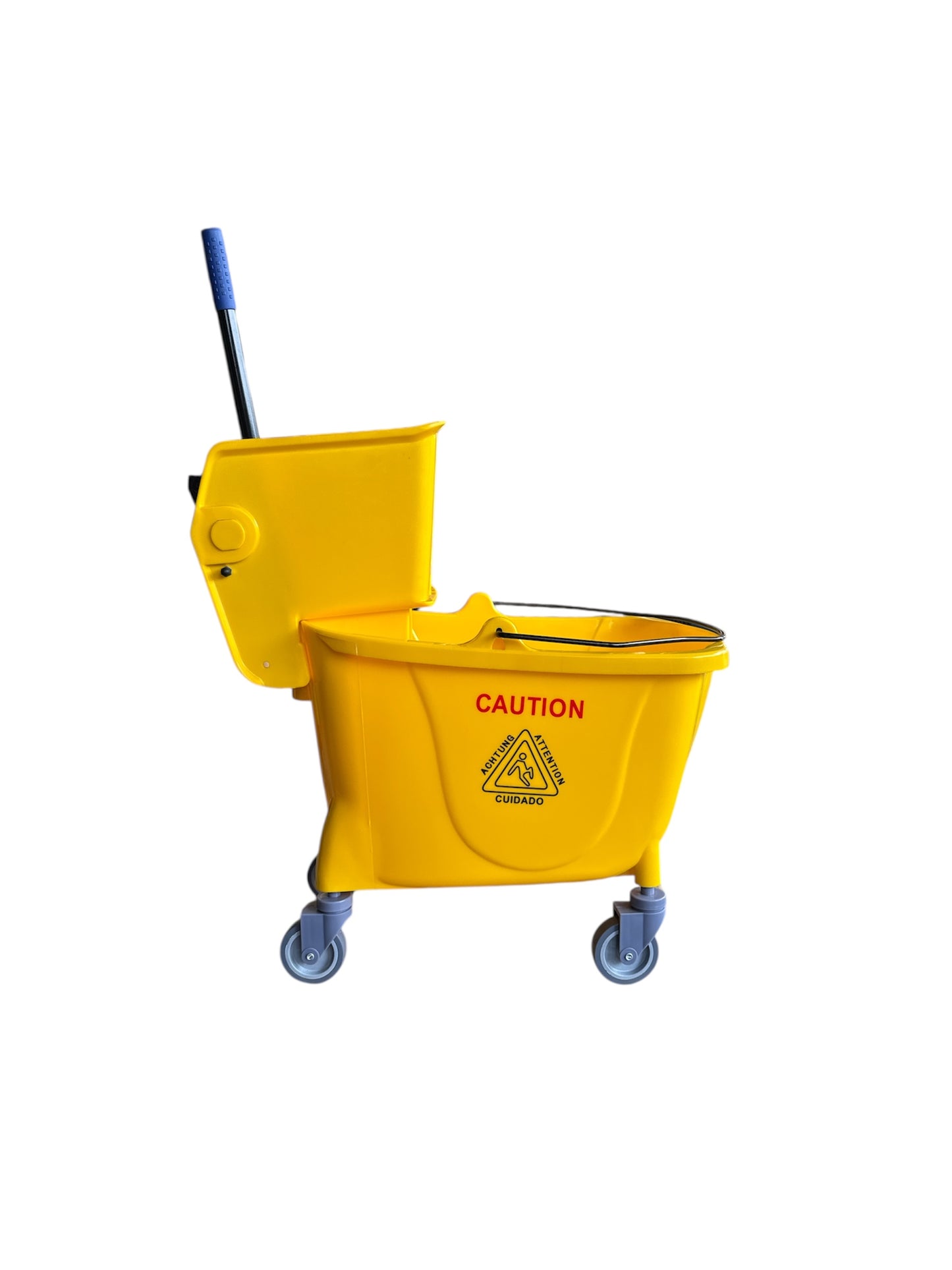 Cubeta Exprimidora Industrial de 32 Litros con Ruedas