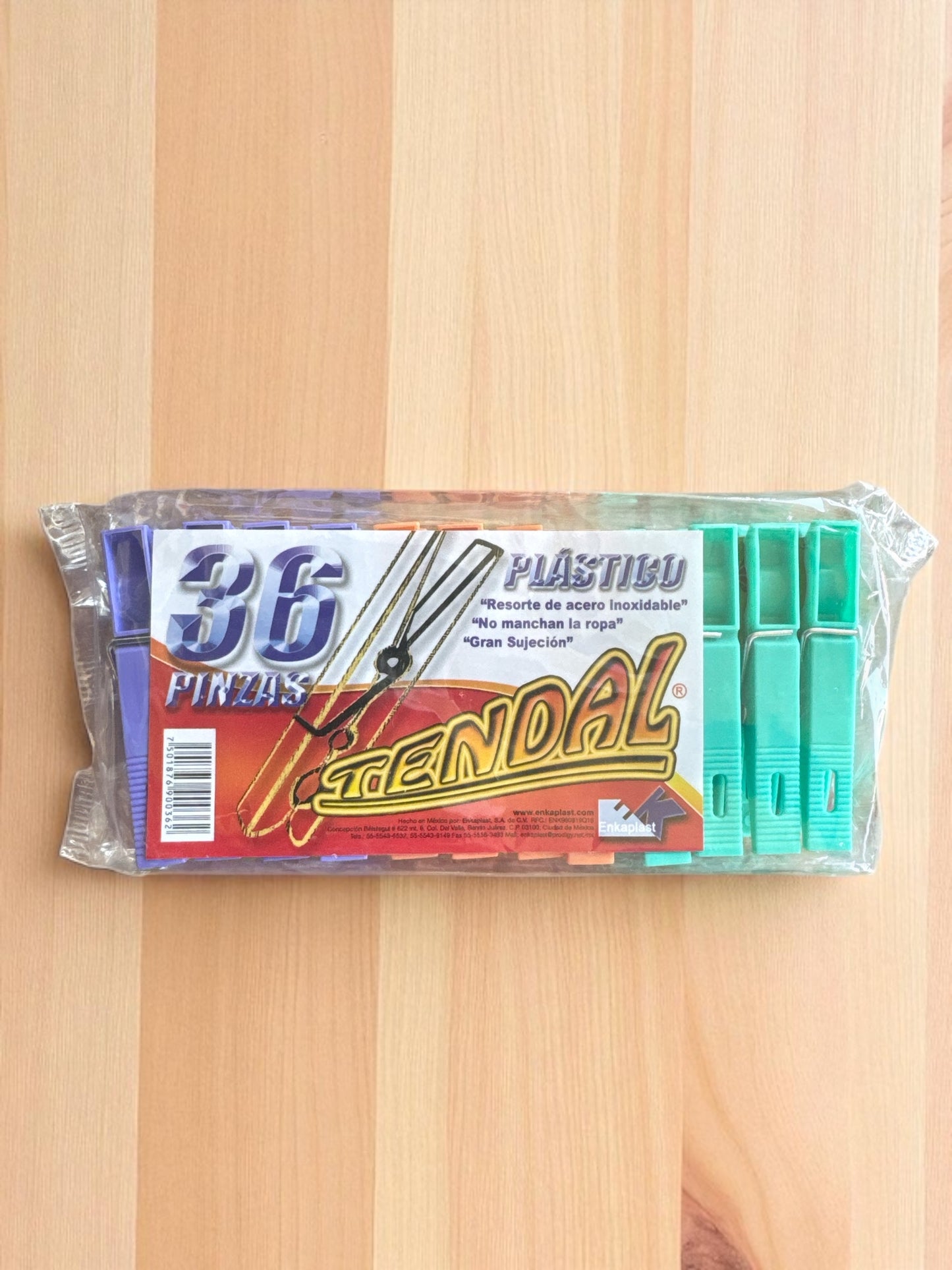 Pinzas de Plástico para Ropa