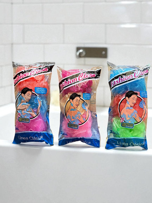 Estropajo Burbuja Corporal con 3 Pzs