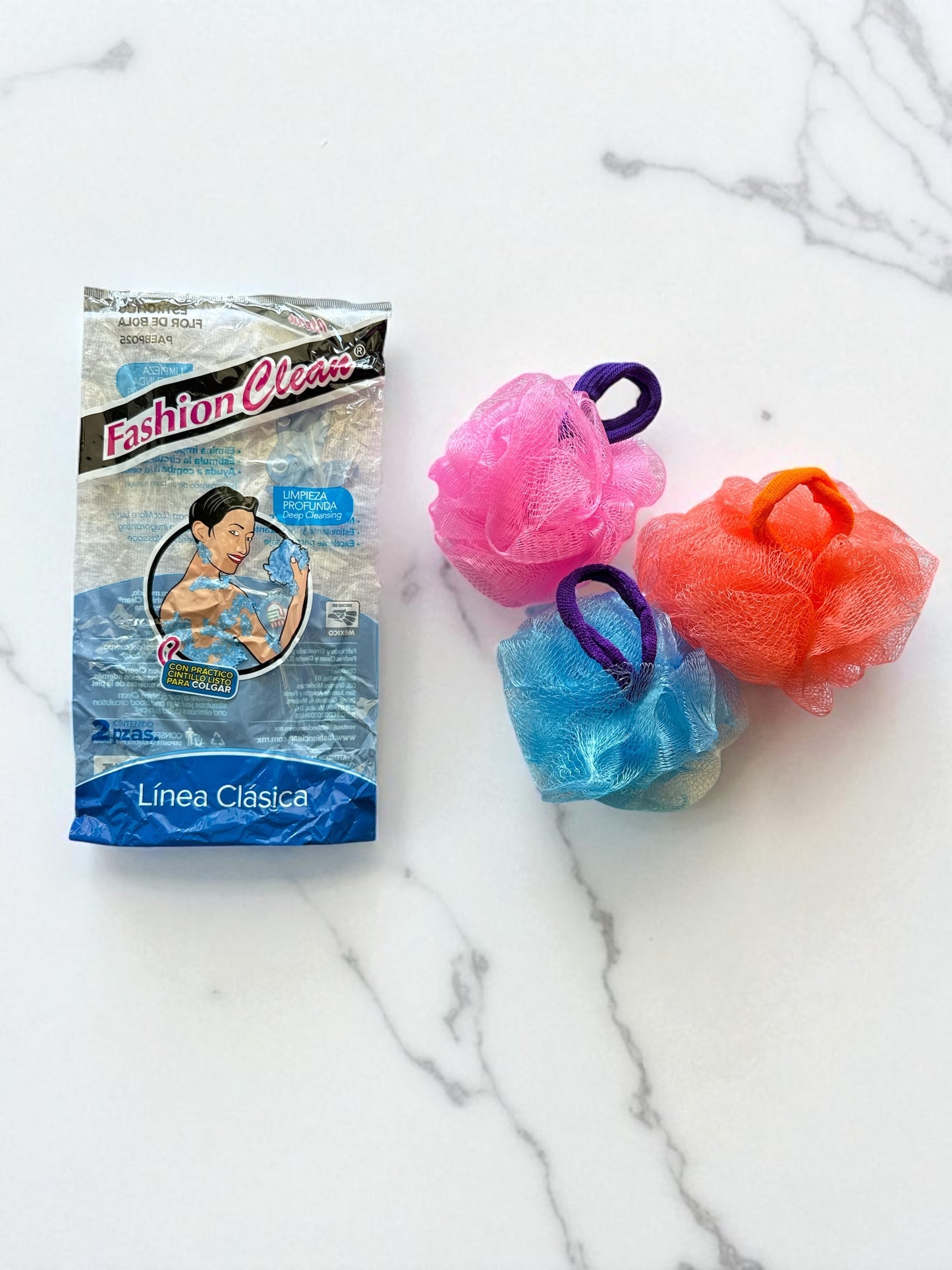 Estropajo Burbuja Corporal con 3 Pzs