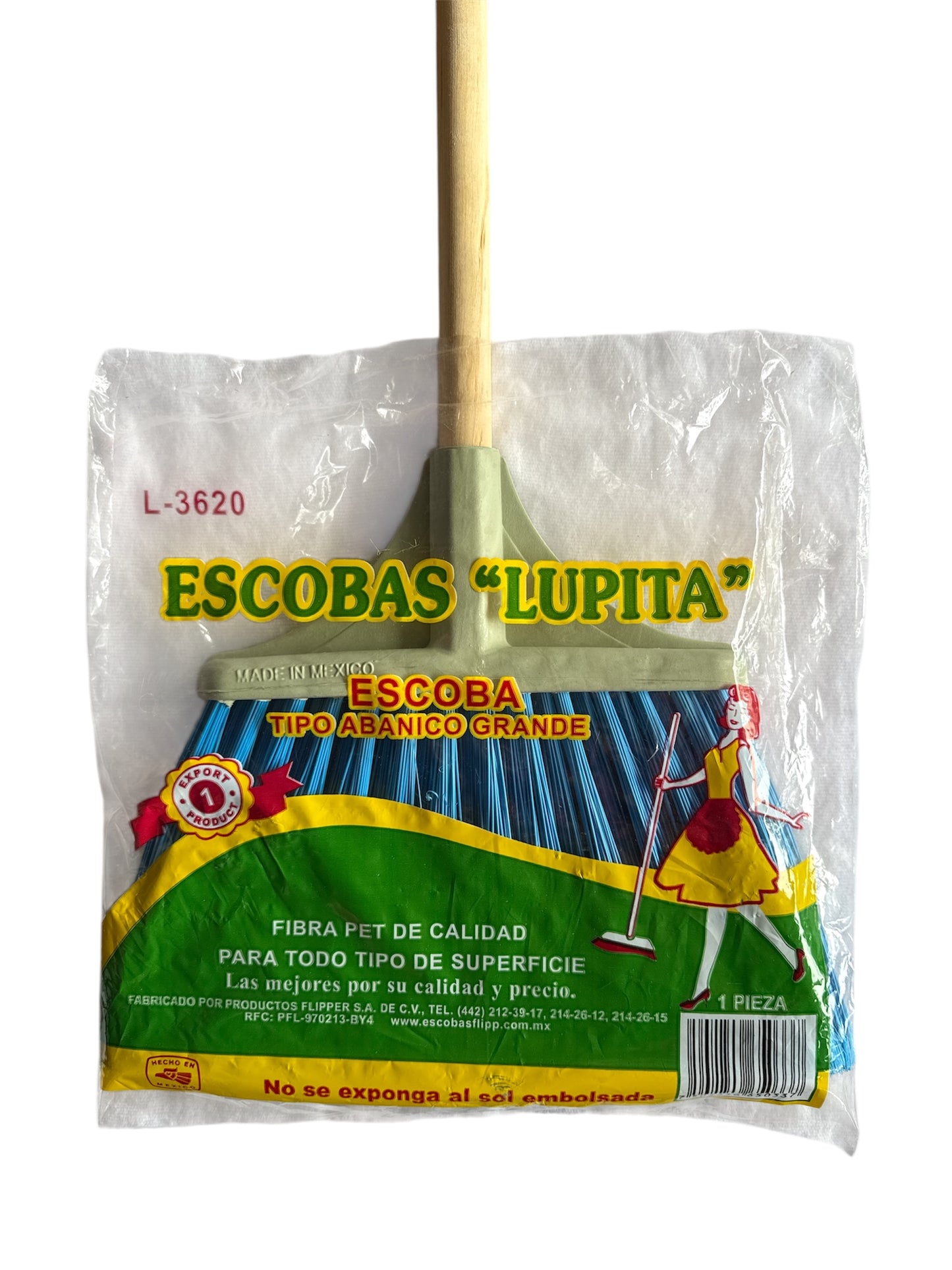 Escoba Abanico Grande L‑3620