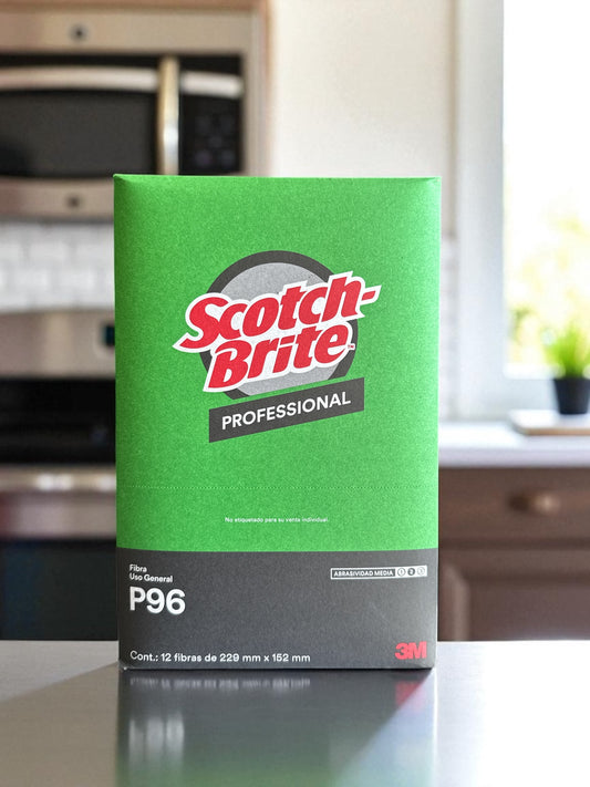 Fibra Scotch-Brite™ Profesional P96 – Caja con 12 piezas