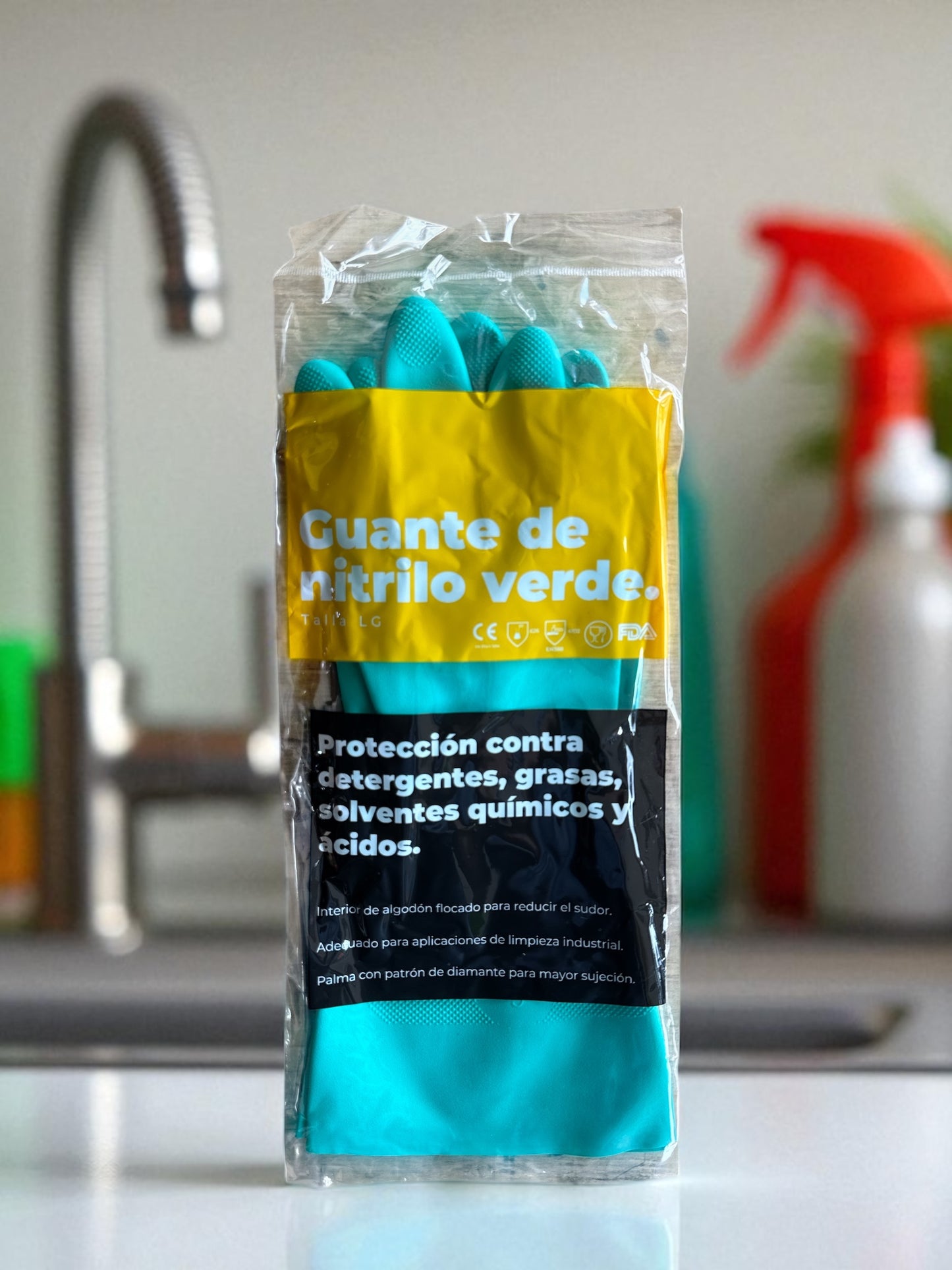 Guantes de Nitrilo Verde