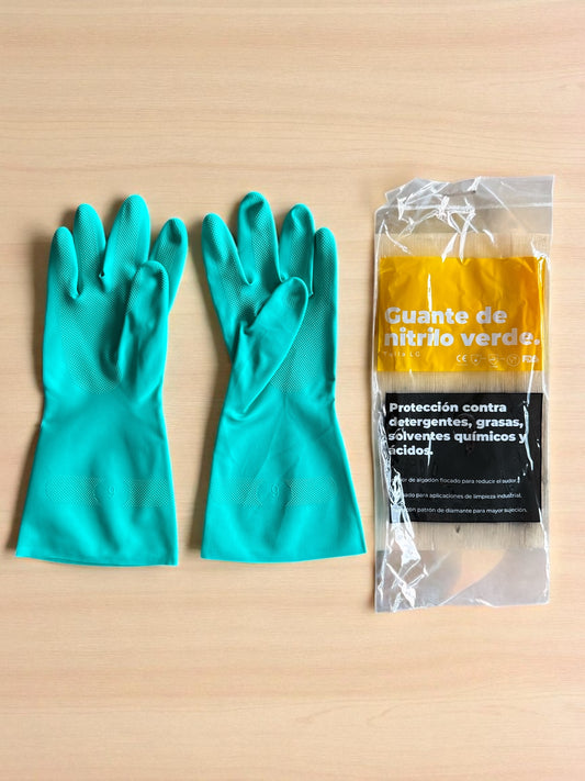 Guantes de Nitrilo Verde