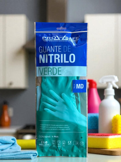 Guantes de Nitrilo Verde