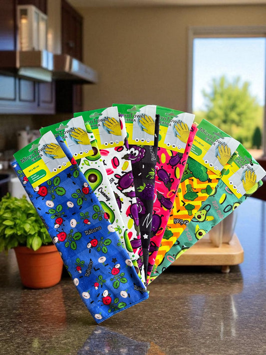 Toalla de Microfibra Decorada 40 × 40 cm