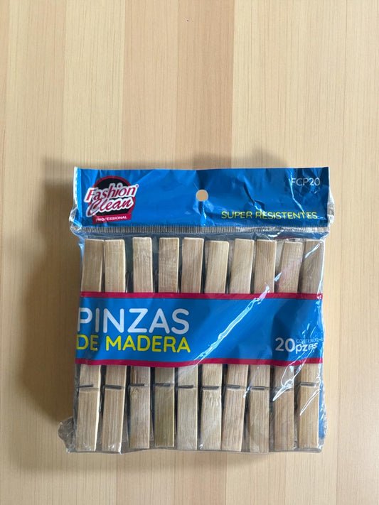 Pinzas de Madera para Ropa